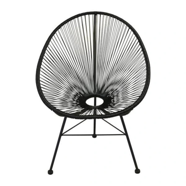 Acapulco outdoor/indoor lounge chair, Black