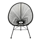 Acapulco outdoor/indoor lounge chair, Black