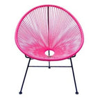 Acapulco outdoor/indoor lounge chair, Black