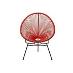 Acapulco outdoor/indoor lounge chair, Black