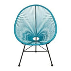 Acapulco outdoor/indoor lounge chair, Black