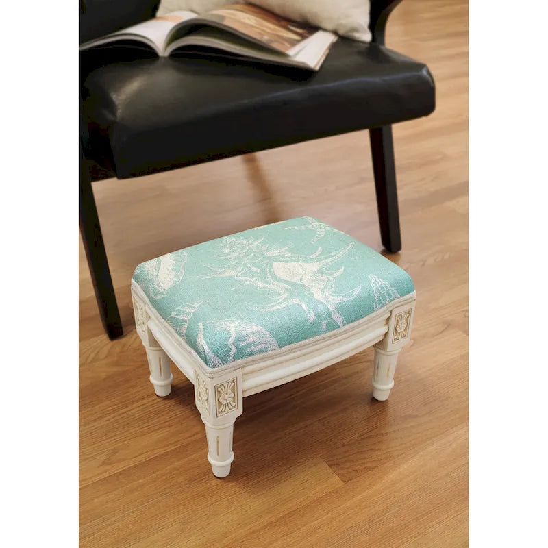 The Curated Nomad Algiers Seashells Footstool