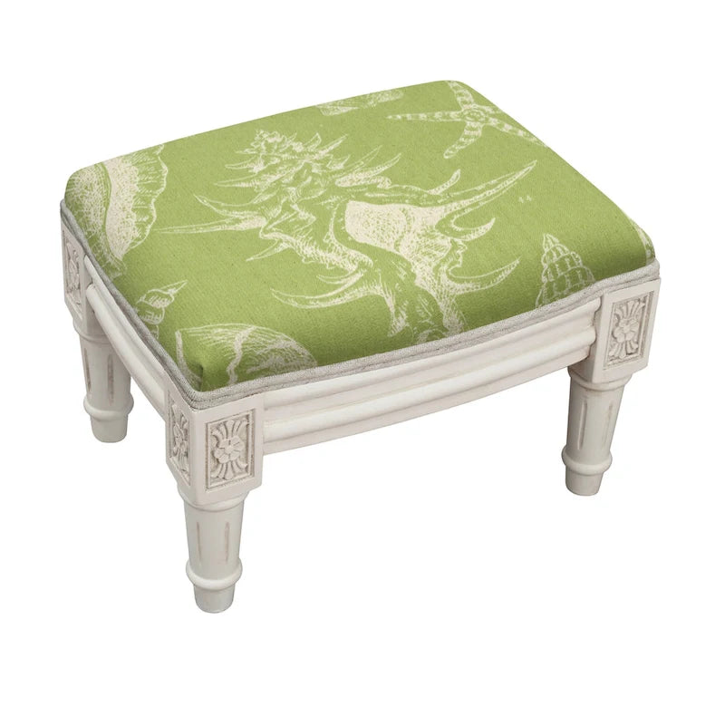 The Curated Nomad Algiers Seashells Footstool