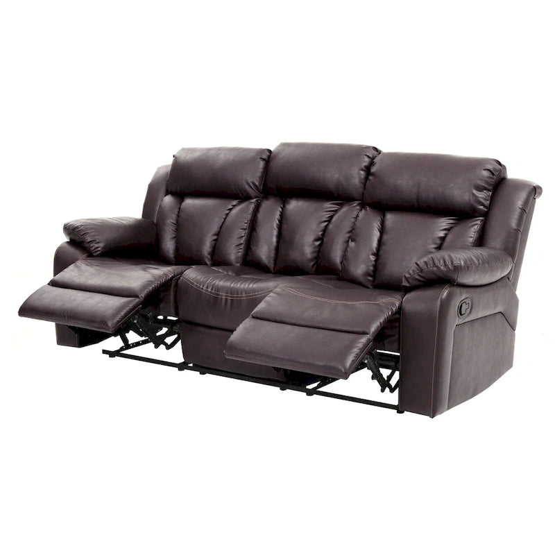 Daria Faux Leather Reclining Sofa