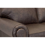 Made in USA Raval Top Grain Leather Sofa and Loveseat Set