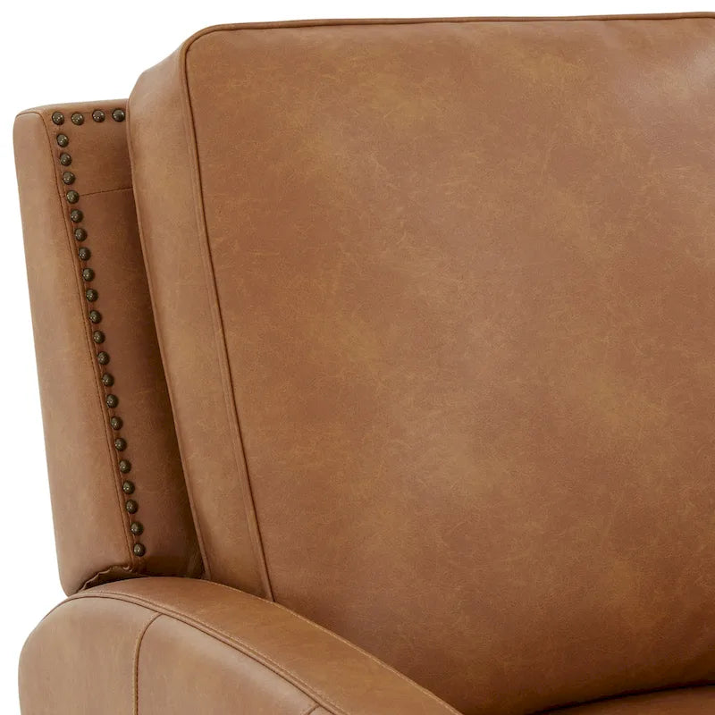 Julian Faux Leather Push Back Recliner by Greyson Living
