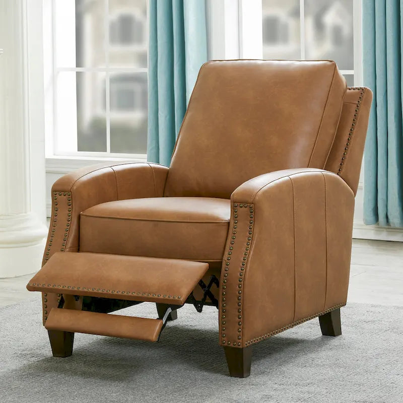 Julian Faux Leather Push Back Recliner by Greyson Living