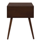 Kate and Laurel Finco Nightstand Side Table with 2 Drawers