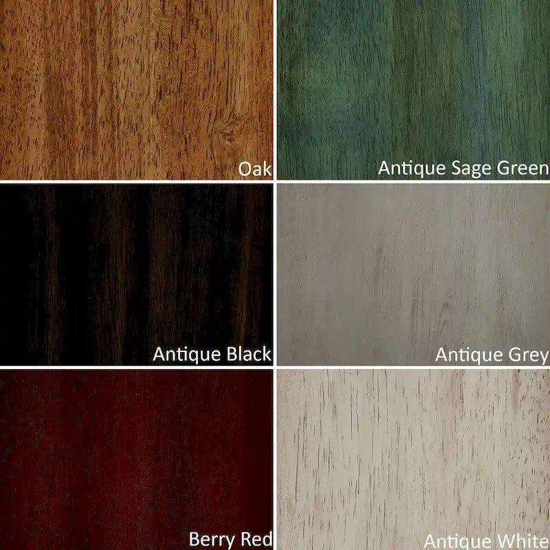 Eleanor Oak Round Solid Wood Top 3-piece Slat Back Dining Set by iNSPIRE Q Classic