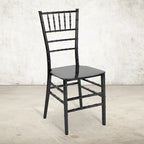 Resin Stackable Chiavari Chair - 15W x 18.75D x 35H - 15W x 18.75D x 35H