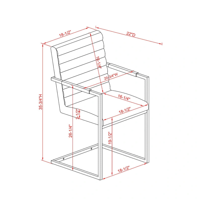 Vendrie Modern Metal Upholstered Dining Chairs by Furniture of America (Set of 2)