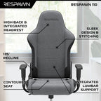 RESPAWN 110 Ergonomic Gaming Chair - Racing Style High Back PC Computer Desk Office Chair