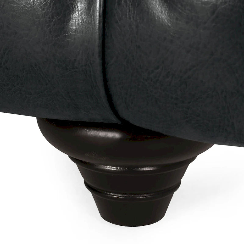 Sagewood Transitional Deeply Tufted Sofa by Christopher Knight Home