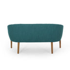 Galena Mid-century Modern Glam Loveseat by Christopher Knight Home
