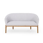 Galena Mid-century Modern Glam Loveseat by Christopher Knight Home