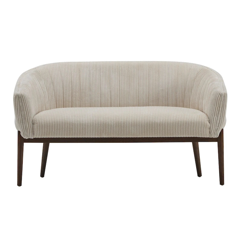 Galena Mid-century Modern Glam Loveseat by Christopher Knight Home