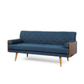 Jalon Mid-century Modern Tufted Fabric Sofa by Christopher Knight Home