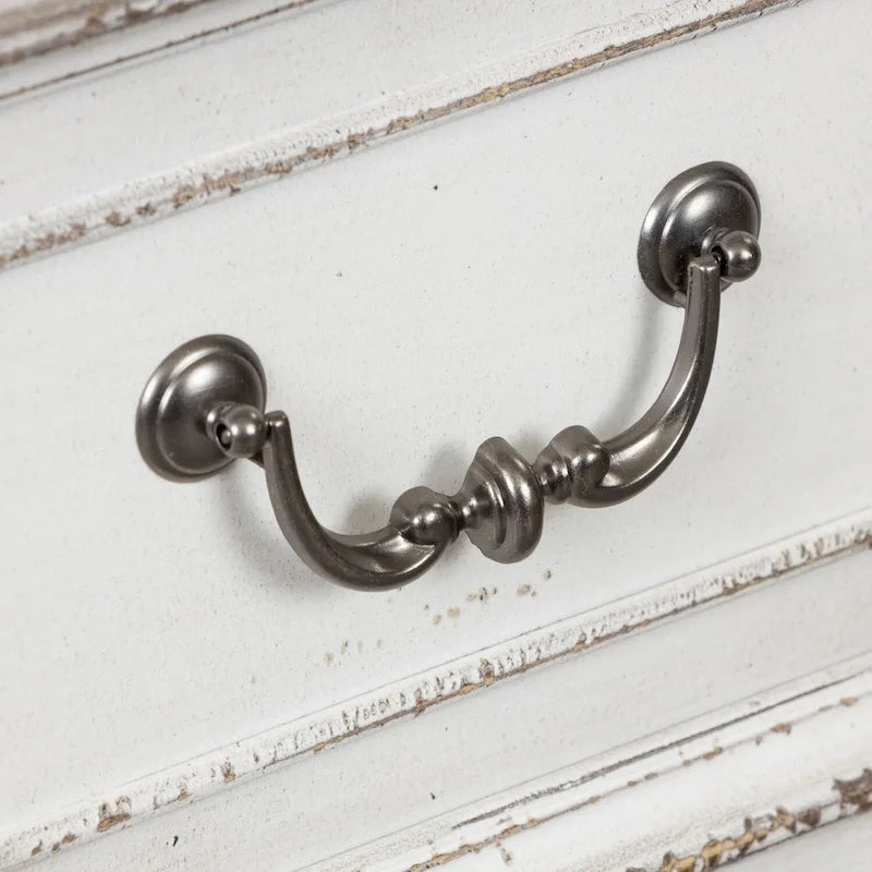 Magnolia Manor Antique White Weathered Bark 9 Drawer Dresser