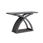 DH BASIC Transitional Distressed Grey 47-inch 1-Shelf Sofa Table by Denhour