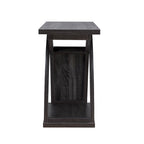 DH BASIC Transitional Distressed Grey 47-inch 1-Shelf Sofa Table by Denhour