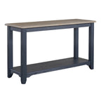 Summerville Navy Wire Brushed Sofa Table Living Room Accent