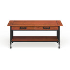Carbon Loft Peter Matte Black Slatted Coffee Table