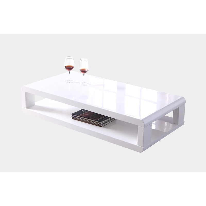 Artiva CASA 48 Modern Euro White lacquered High Gloss Coffee Table