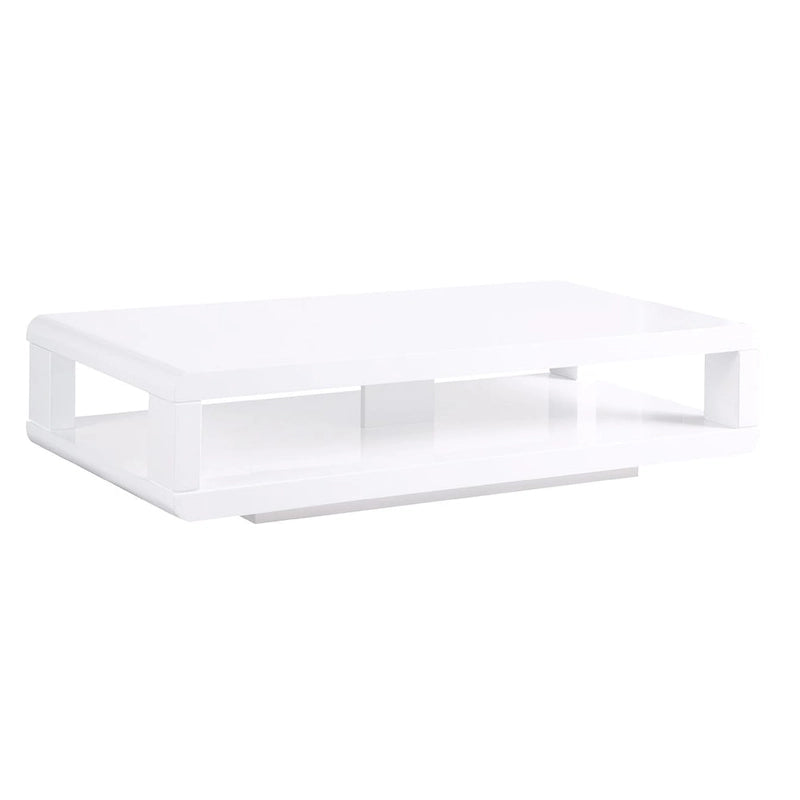 Artiva CASA 48 Modern Euro White lacquered High Gloss Coffee Table