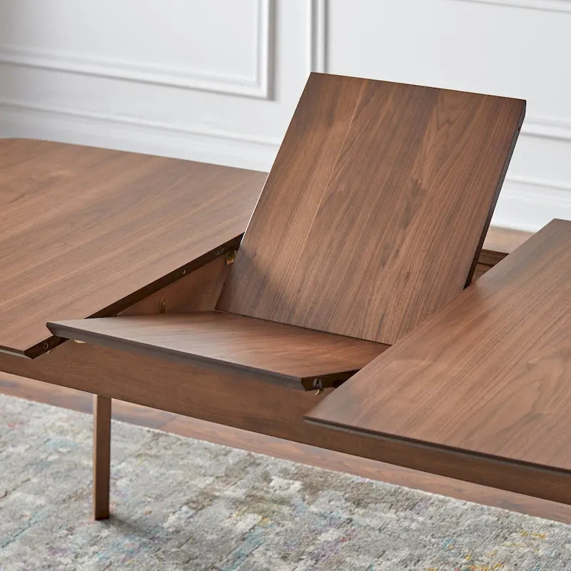 Simple Living Wave Butterfly-Leaf Dining Table