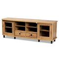 Walda Modern and Contemporary Wood TV Stand with 2-Drawer