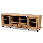 Walda Modern and Contemporary Wood TV Stand with 2-Drawer