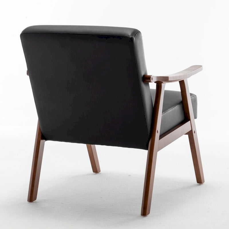 Cedrice 26.37 Wide Faux Leather Accent Chair
