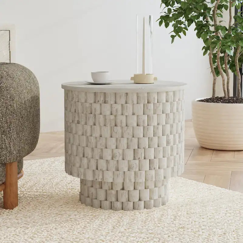 Classic Home Norwood 25 Round End Table - 25Wx25Dx23H