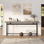 Console Table, 70.9 Narrow Long Entryway Table for Living Room - 11.81D x 70.85W x 35.43H