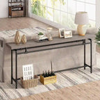 Console Table, 70.9 Narrow Long Entryway Table for Living Room - 11.81D x 70.85W x 35.43H