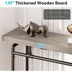 Console Table, 70.9 Narrow Long Entryway Table for Living Room - 11.81D x 70.85W x 35.43H