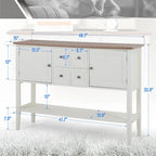 Sophia & William Buffet Sideboard Server Storage Cabinet Organizer with 4 Drawers