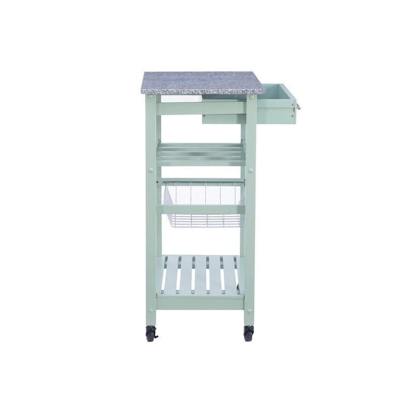 Jake Compact Mobile Rolling Kitchen Cart