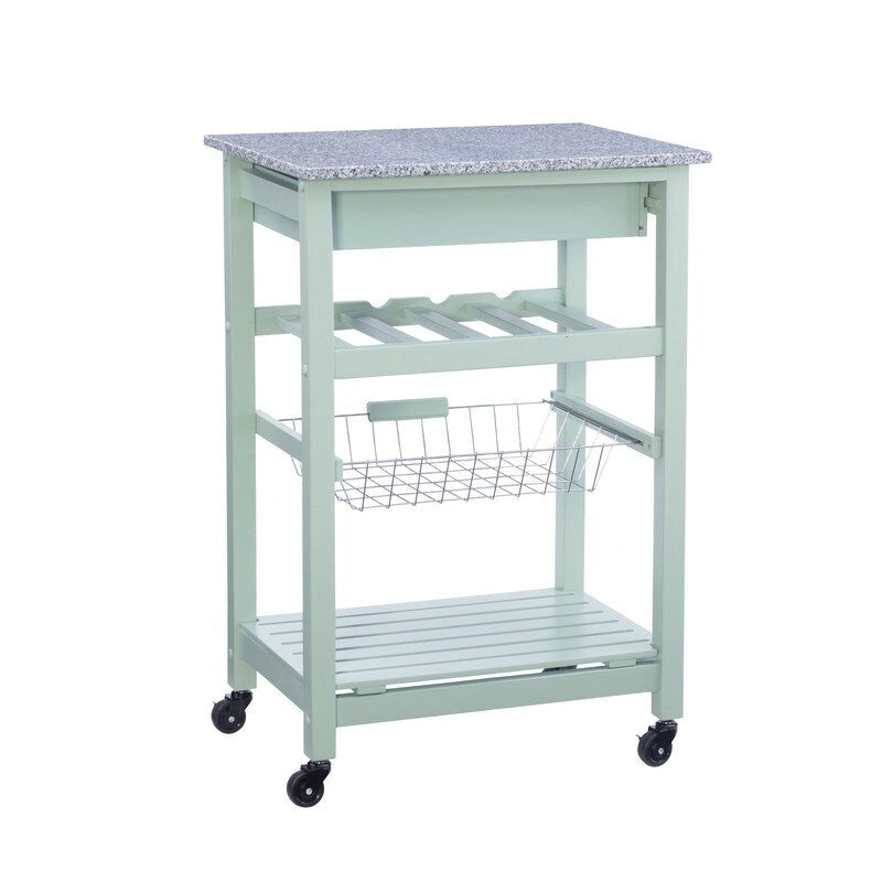 Jake Compact Mobile Rolling Kitchen Cart