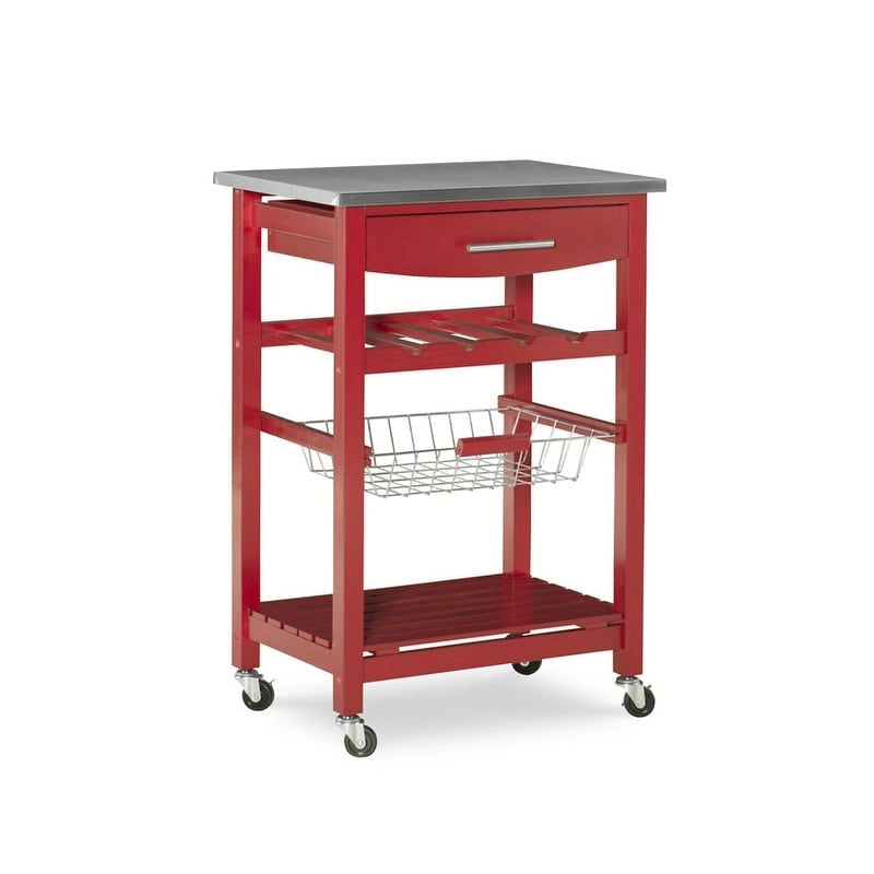Jake Compact Mobile Rolling Kitchen Cart