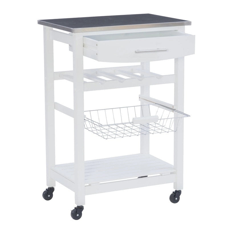 Jake Compact Mobile Rolling Kitchen Cart