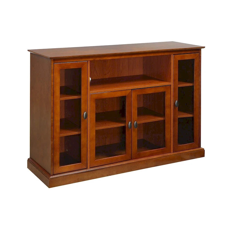 Convenience Concepts Summit Highboy 60 TV Stand with Storage Cabinets and Shelves