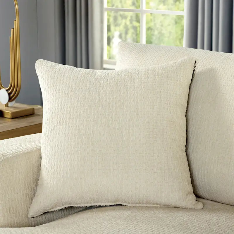 Kintra Contemporary Chenille Cushioned L-Shaped Sectional by Furniture of America