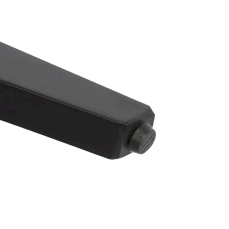 Faux Leather Accent Chair Solid Wood Armchair in Black Finish