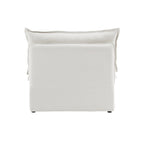L-Shaped Linen Sectional Sofa Modern Comfortable Sofa