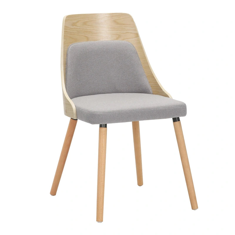 Carson Carrington Vallemala Mid-Century Chair with Tapered Wood Legs - Set of 2