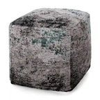 Colane Hand-Loomed Boho Fabric Cube Pouf by Christopher Knight Home