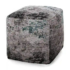 Colane Hand-Loomed Boho Fabric Cube Pouf by Christopher Knight Home