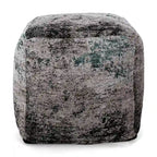 Colane Hand-Loomed Boho Fabric Cube Pouf by Christopher Knight Home