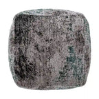 Colane Hand-Loomed Boho Fabric Cube Pouf by Christopher Knight Home